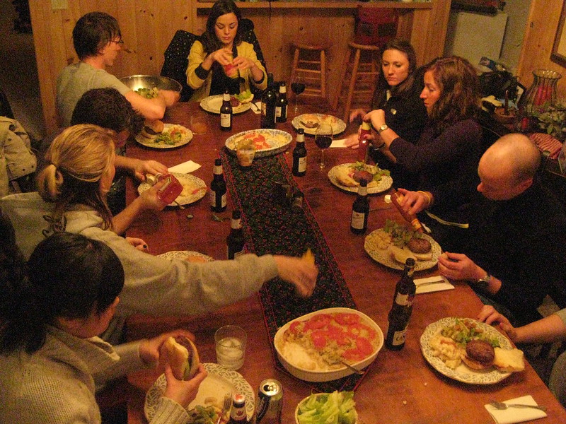 Saturday Night Dinner, by Dennis Crowley on Flickr.